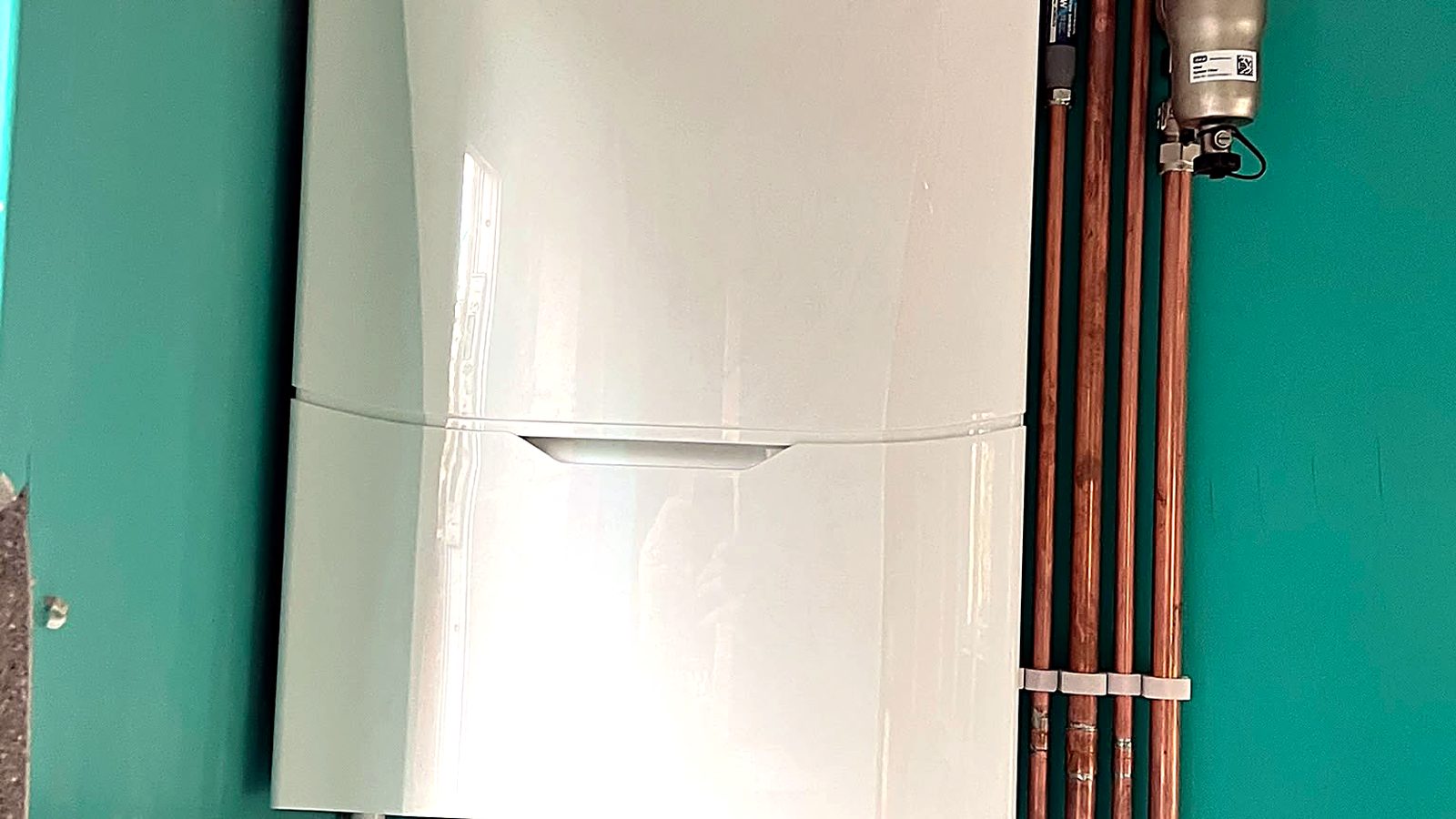 A gas boiler installed by Test Valley Heating